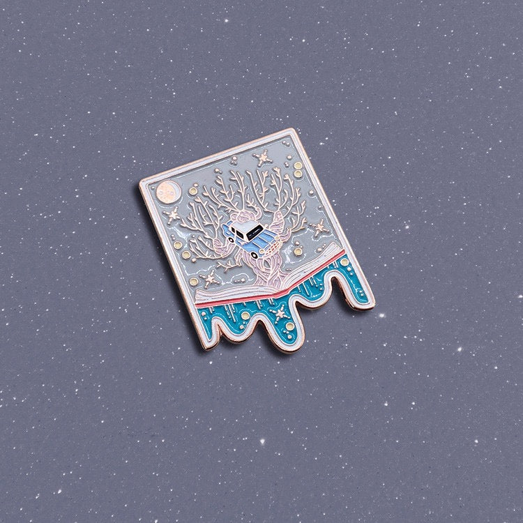 《哈利波特風格徽章 Willow魔法柳樹款》