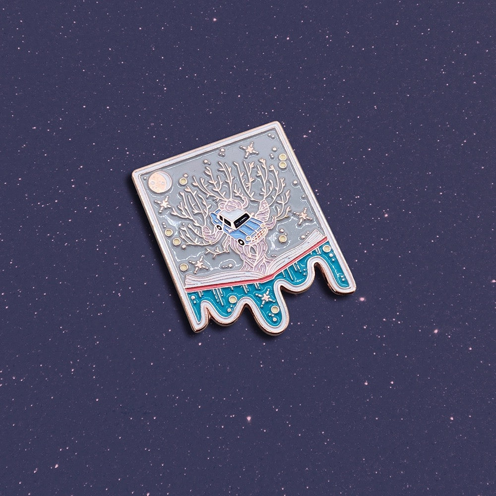 《哈利波特風格徽章 Willow魔法柳樹款》