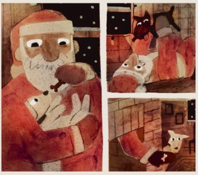 《聖誕老人怎麼鑽進煙囪？》(산타는 어떻게 굴뚝을 내려갈까?）