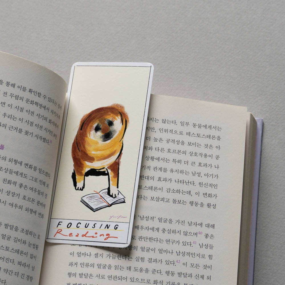 甩頭貓貓狗狗-雙入書籤組