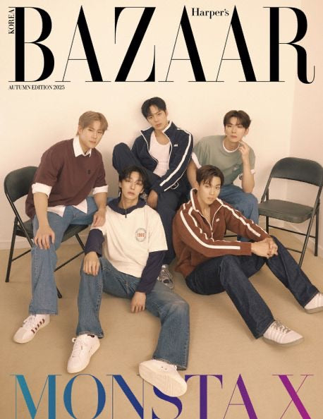 《BAZAAR- MONSTA X  2025年秋季特別版 A型》 (바자 2025년 어텀 에디션(A형))